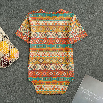 Navajo Native Pattern Print Men's Bodysuit