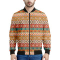 Navajo Native Pattern Print Men's Bomber Jacket