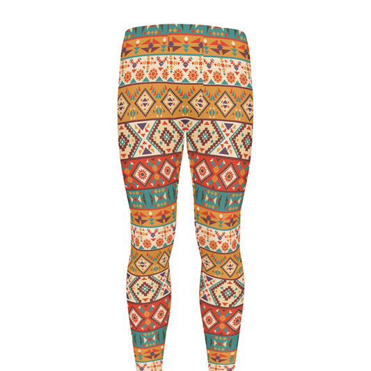 Navajo Native Pattern Print Men's leggings