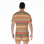 Navajo Native Pattern Print Men's Rompers