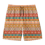 Navajo Native Pattern Print Men's Swim Trunks