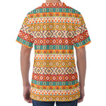 Navajo Native Pattern Print Men's Velvet T-Shirt