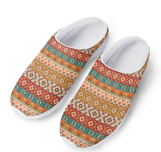 Navajo Native Pattern Print Mesh Casual Shoes