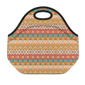 Navajo Native Pattern Print Neoprene Lunch Bag