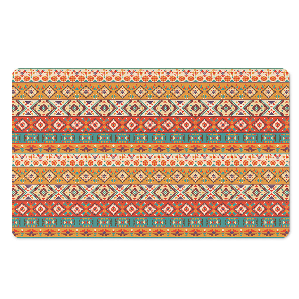 Navajo Native Pattern Print Polyester Doormat