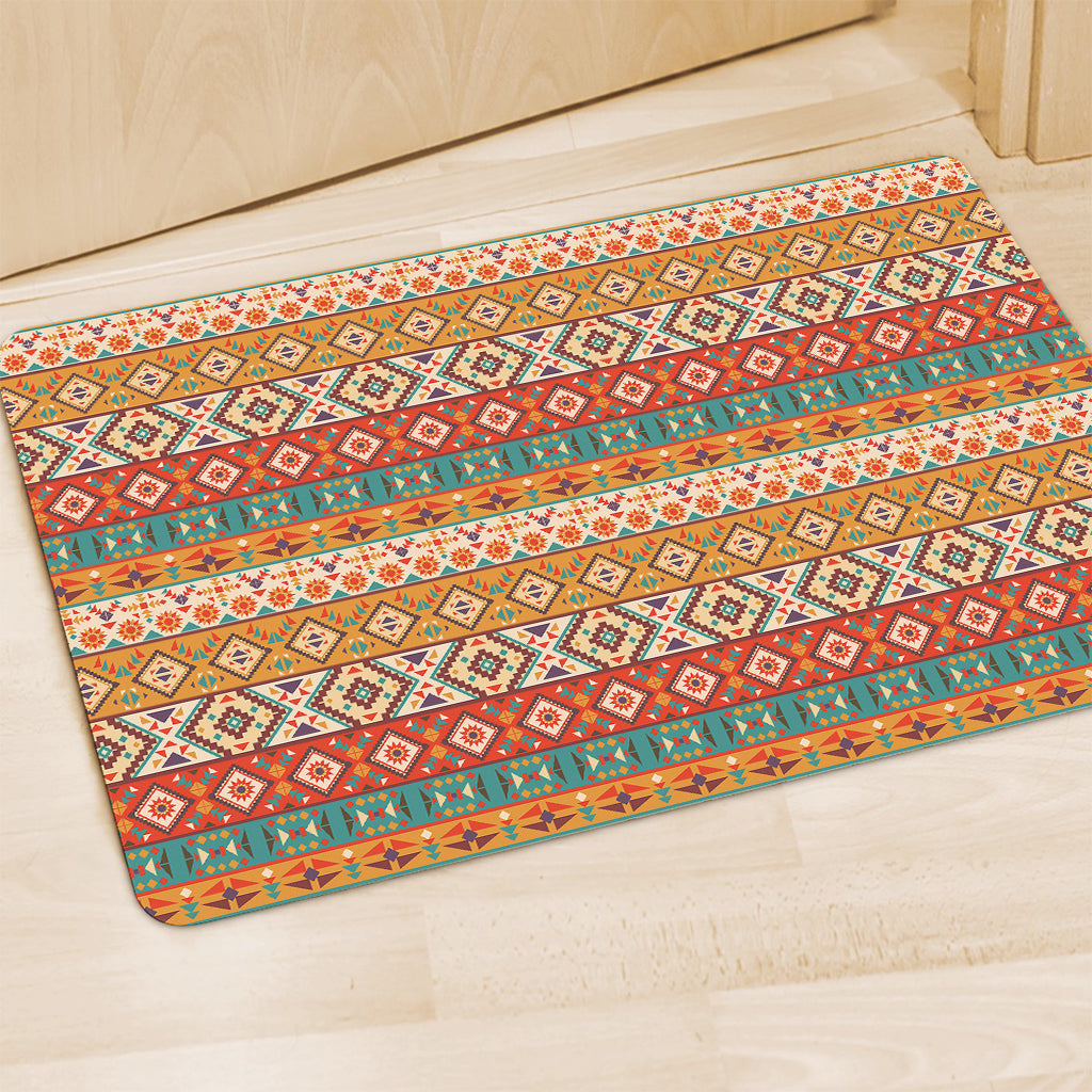 Navajo Native Pattern Print Polyester Doormat