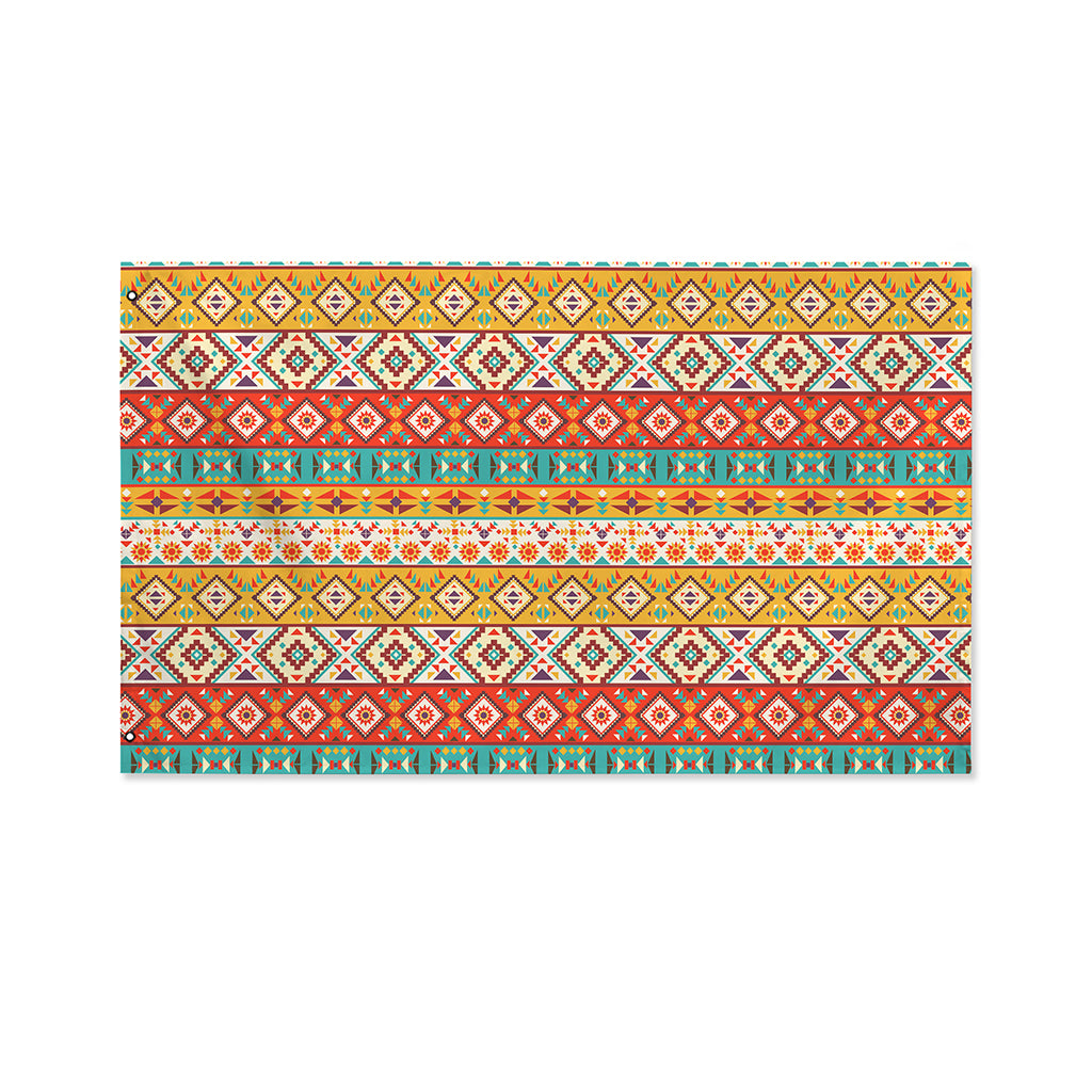 Navajo Native Pattern Print Polyester Flag