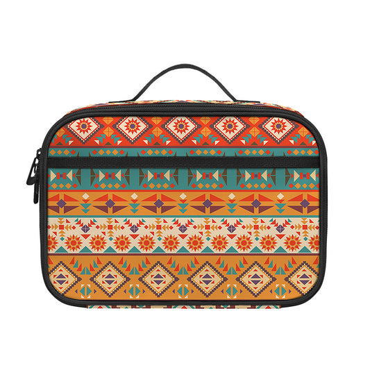 Navajo Native Pattern Print Portable Lunch Bag