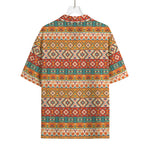 Navajo Native Pattern Print Rayon Hawaiian Shirt