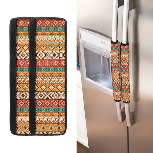 Navajo Native Pattern Print Refrigerator Handle Covers