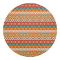 Navajo Native Pattern Print Round Blanket
