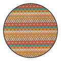 Navajo Native Pattern Print Round Floor Mat