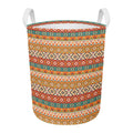 Navajo Native Pattern Print Round Laundry Basket