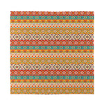 Navajo Native Pattern Print Silk Bandana