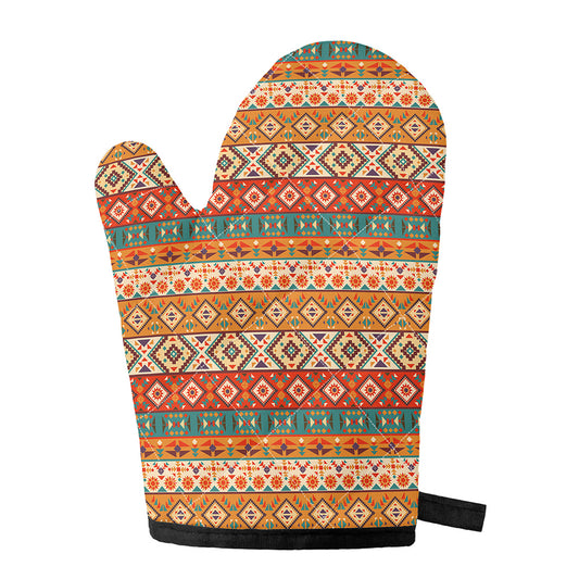 Navajo Native Pattern Print Single Oven Mitt