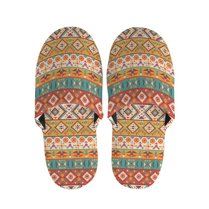 Navajo Native Pattern Print Slippers