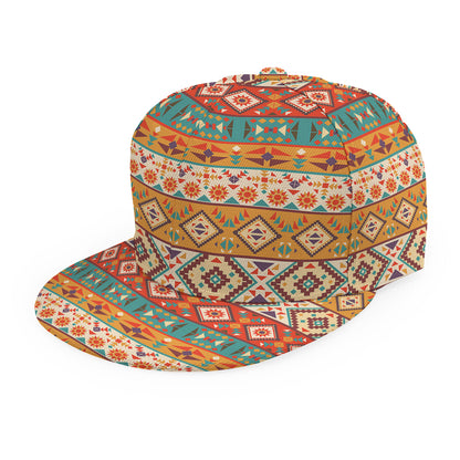 Navajo Native Pattern Print Snapback Cap