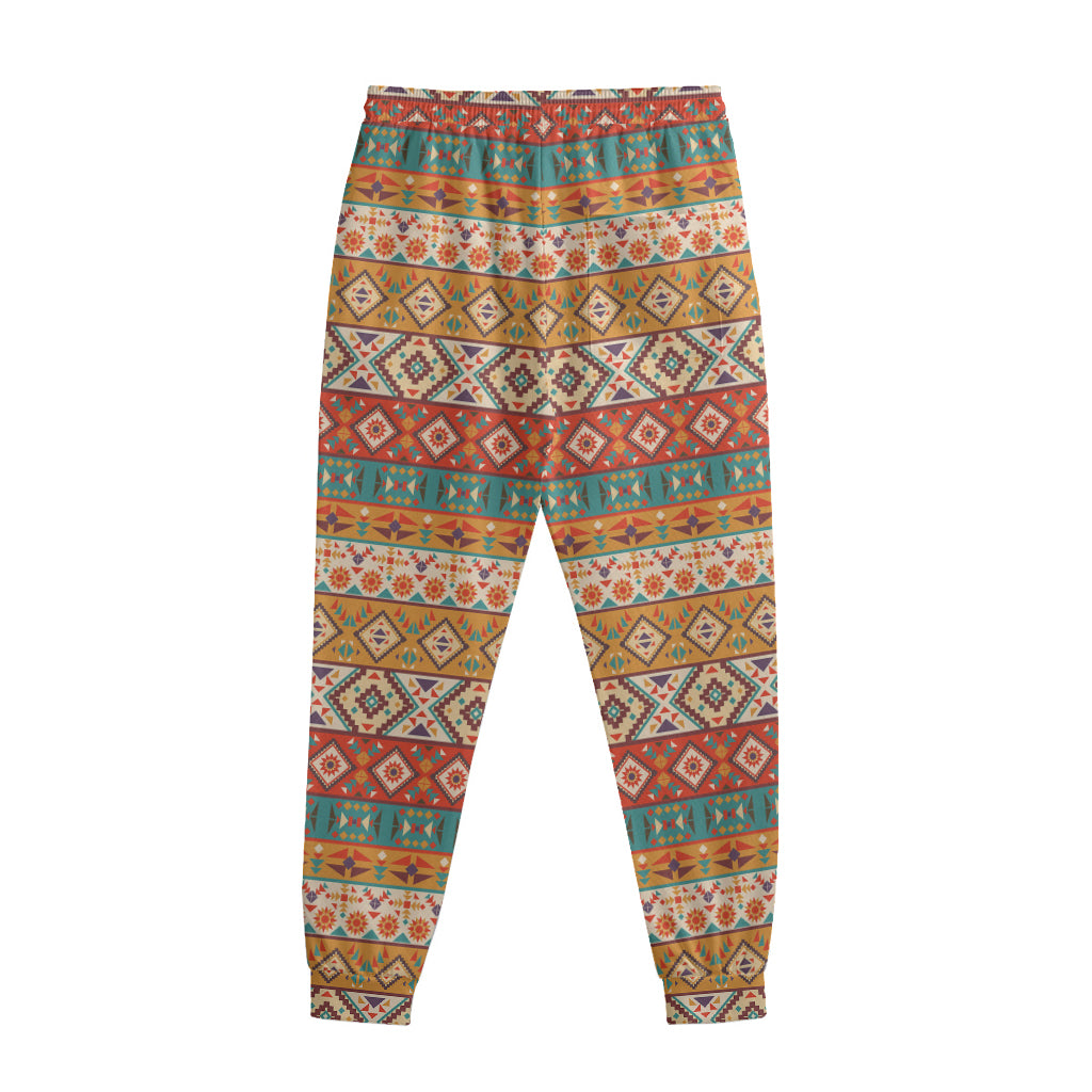 Navajo Native Pattern Print Sweatpants