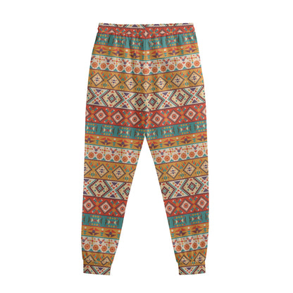 Navajo Native Pattern Print Sweatpants