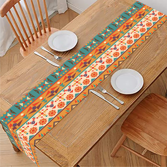 Navajo Native Pattern Print Table Runner