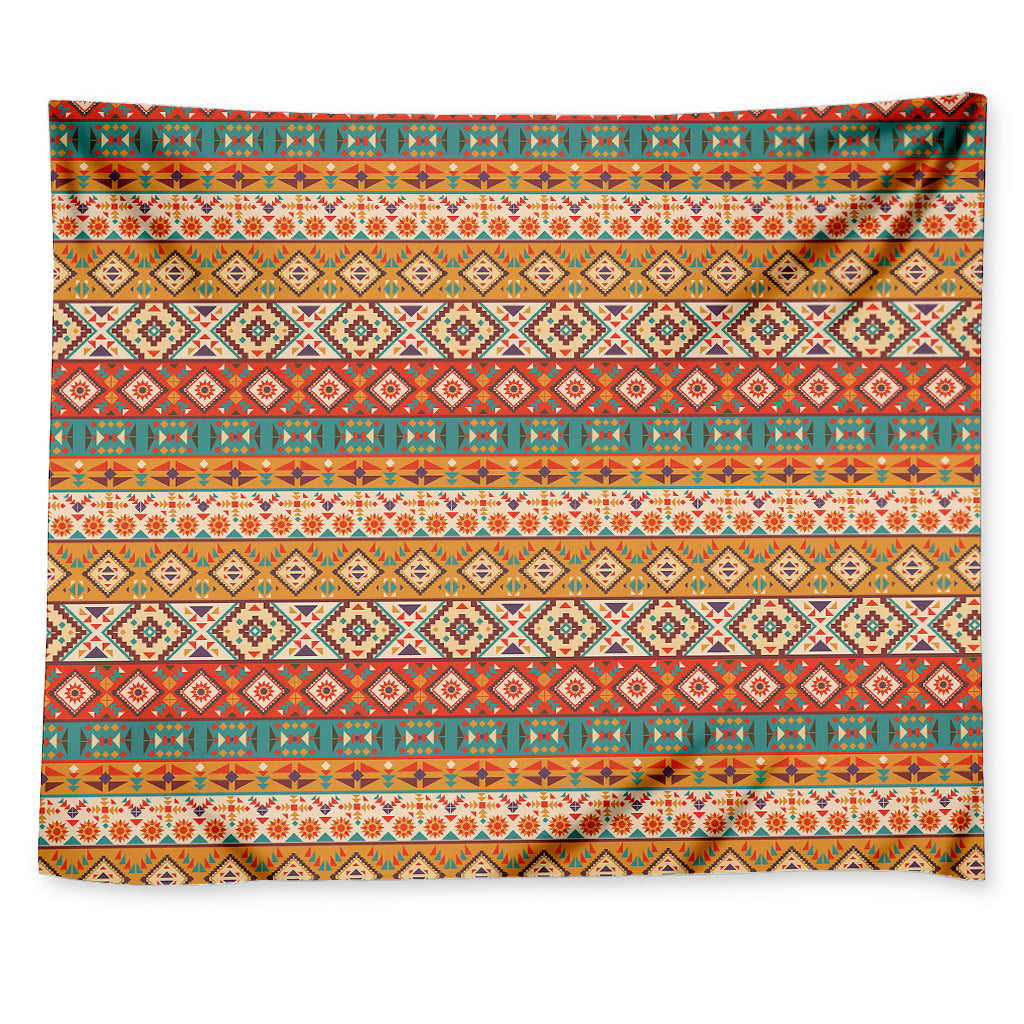 Navajo Native Pattern Print Tapestry