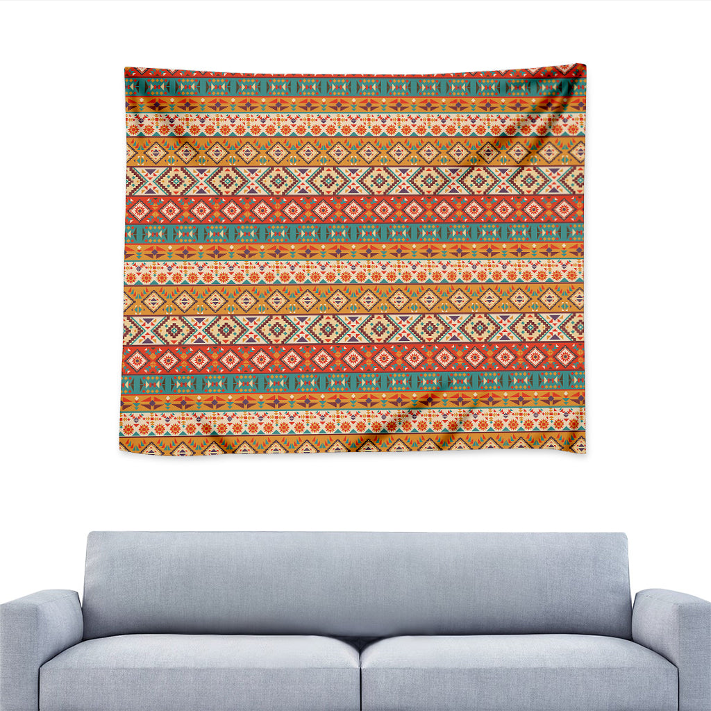 Navajo Native Pattern Print Tapestry