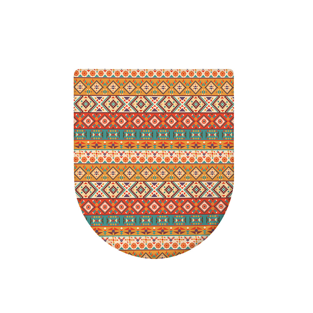 Navajo Native Pattern Print Toilet Lid Cover