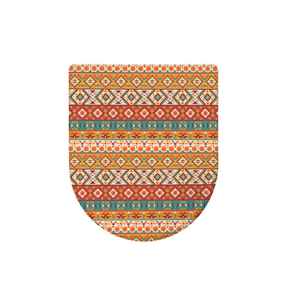 Navajo Native Pattern Print Toilet Lid Cover