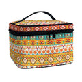 Navajo Native Pattern Print Travel Makeup Bag