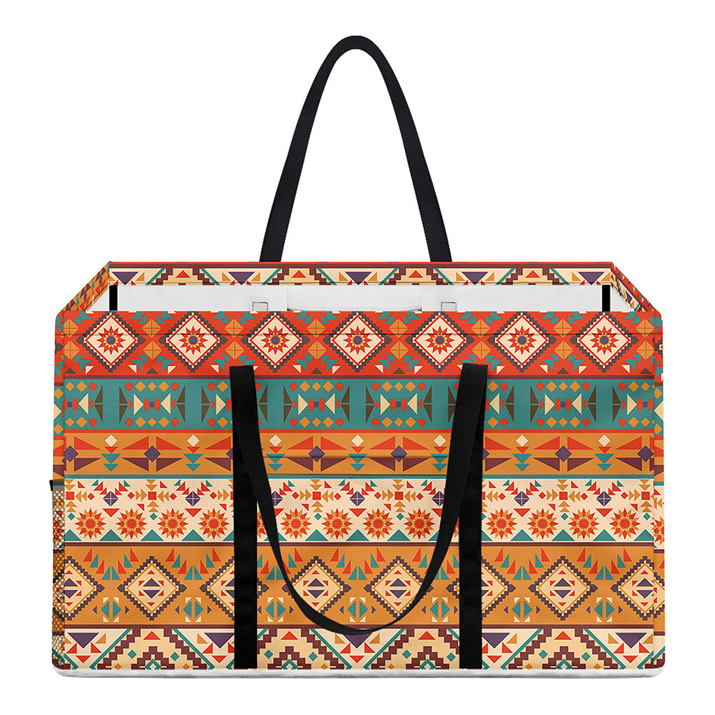 Navajo Native Pattern Print Utility Tote Bag