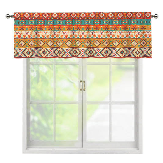 Navajo Native Pattern Print Window Valance