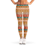 Navajo Native Pattern Print Women's Leggings