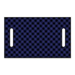 Navy And Black Buffalo Plaid Print Golf Cart Seat Cover