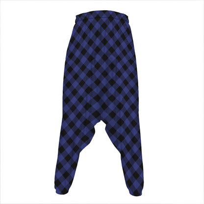 Navy And Black Buffalo Plaid Print Hammer Pants
