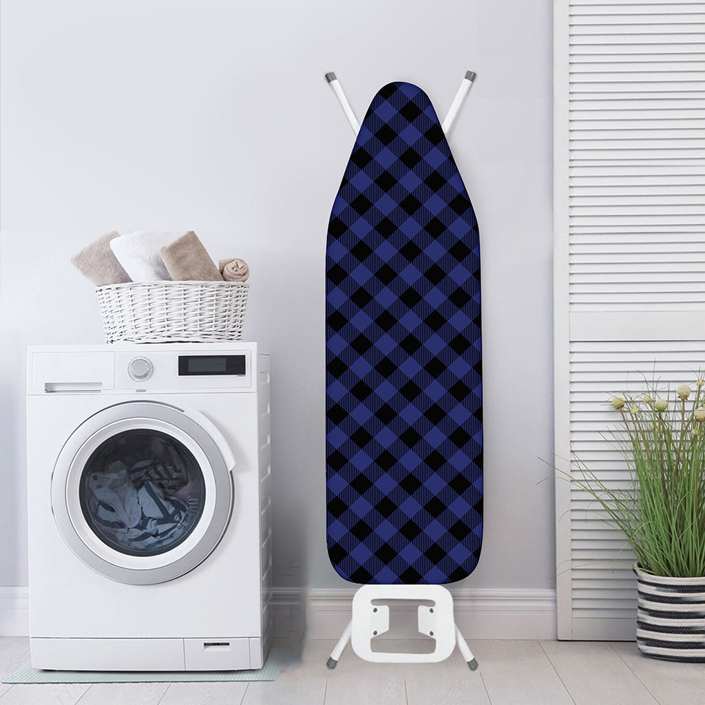 Navy And Black Buffalo Plaid Print Ironing Board Cover