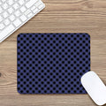 Navy And Black Buffalo Plaid Print Mouse Pad
