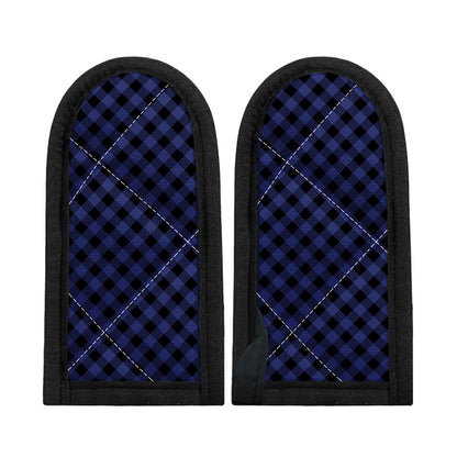 Navy And Black Buffalo Plaid Print Skillet Handle Cover