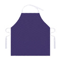Navy And Pink Zigzag Pattern Print Adjustable Apron