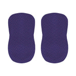 Navy And Pink Zigzag Pattern Print Bar Stool Covers