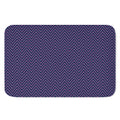 Navy And Pink Zigzag Pattern Print Indoor Door Mat