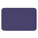 Navy And Pink Zigzag Pattern Print Indoor Door Mat