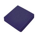 Navy And Pink Zigzag Pattern Print Outdoor Seat Cushion Cover