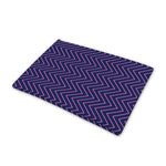 Navy And Pink Zigzag Pattern Print Pet Cooling Mat Cover