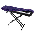 Navy And Pink Zigzag Pattern Print Piano Keyboard Cover