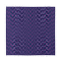 Navy And Pink Zigzag Pattern Print Silk Bandana