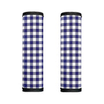 Navy And White Buffalo Check Print Handle Covers
