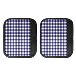 Navy And White Buffalo Check Print Handle Covers