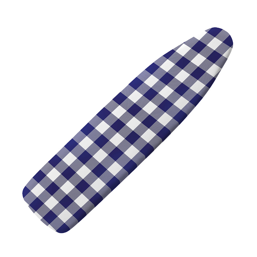 Navy And White Buffalo Check Print Ironing Board Cover