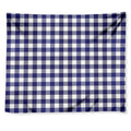 Navy And White Buffalo Check Print Tapestry