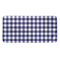 Navy And White Buffalo Check Print Towel